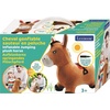 image:imageLEXiBOOK Inflatable Jumping Horse BGP050Horse  Brown with cover