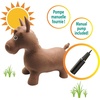 image:imageLEXiBOOK Inflatable Jumping Horse BGP050Horse  Brown with cover