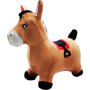 image:imageLEXiBOOK Inflatable Jumping Horse BGP050Horse  Brown with cover