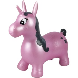 image:imageLEXiBOOK Inflatable Jumping Horse BGP050Unicorn  Pink