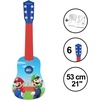 image:imageLEXIBOOK  Nintendo Mario Luigi My First Guitar 6 Nylon Strings 53 cm Guide Included BlueRed K200NISuper Mario