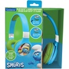 image:imageLEXiBOOK The Smurfs Bluetooth Headphones BlueGreen HPBT010SFSmurfs