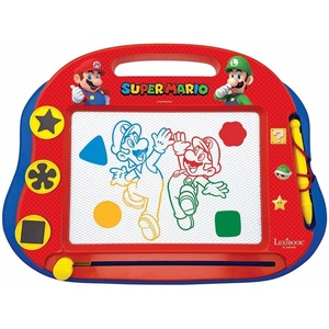 image:imageLEXIBOOK CRNI550 Super Mario Brothers Multicolor Magic Magnetic Nintendo Drawing Board Artistic Creative Toy for Girls and Boys Stylus Pen and Stamps RedBlueSuper Mario