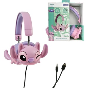 image:imageLEXIBOOK HP015BS Baby Shark NickelodeonStereo Headphone Kids Safe Volume Foldable and Adjustable BlueOrangeDisney Stitch  Angel