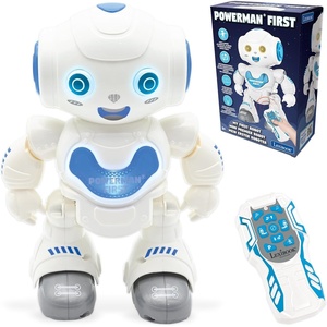 image:imageLEXiBOOK Powerman First Interactive Learning Robot ROB15ENPowerman First  BlueWhite