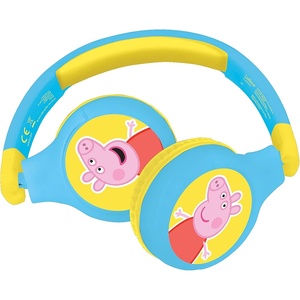 image:imageLEXiBOOK The Smurfs Bluetooth Headphones BlueGreen HPBT010SFPeppa Pig