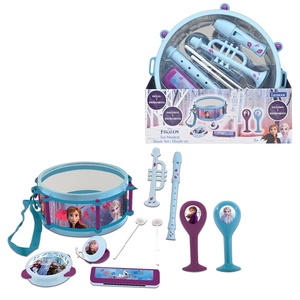image:imageLexibook SpiderMan Set of 7 Music Instruments Drum Maracas Castanet Harmonica Recorder Trumpet Tambourine Musical Toy Convenient Game to Carry BlueRed K360SPDisney Frozen