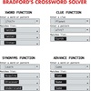 image:imageLEXiBOOK  Collins Bradford Electronic Crossword Solver Bradford Phonetic SpellCorrection Words Games Electronic with Battery BlackWhite CR753EN