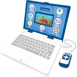 image:imageLexibook  Educational and Bilingual Laptop SpanishEnglish  Toy for Child Kid Boys amp Girls 130 Activities Learn Play Games and Music  Blue  JC798i2