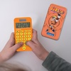 image:imageLEXIBOOK Naruto Pocket Calculator with Protection Cover Conventional and Advanced Calculator Functions Battery and SolarPowered Orange C45NALXB
