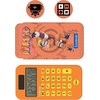 image:imageLEXIBOOK Naruto Pocket Calculator with Protection Cover Conventional and Advanced Calculator Functions Battery and SolarPowered Orange C45NALXB