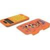 image:imageLEXIBOOK Naruto Pocket Calculator with Protection Cover Conventional and Advanced Calculator Functions Battery and SolarPowered Orange C45NALXB