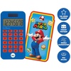 image:imageLEXIBOOK Pocket Calculator Super Mario Conventional and Advanced Calculator Functions Rigid Protective Cover with Battery RedBlue C45NILXB