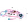 image:imageLEXiBOOK Gabbys Dollhouse Electronic Piano for Children with Light Effects Microphone Drums Builtin Speaker Demo Tunes DJ Player PinkBlue K704GDH