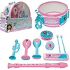image:imageLexibook The Gabby Dollhouse Set of 7 Musical Instruments Drum Maracas Castanet Harmonica Flute Trumpets Tambourine Musical Toy Handy to Carry PinkBlue K360GDH