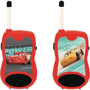 image:imageLEXiBOOK Disney Cars Lighting McQueen Walkietalkies Communication Game for Children Belt Clip for Transport Battery Red Black TW12DC