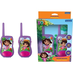 image:imageLexibook Gabbys Doll House WalkieTalkie 200 m Communication Game for Children Belt Clip Battery Operated Pink TW12GDHDora The Explorer