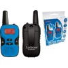 image:image5km Long Distance Digital Walkie Talkies Rechargeable Battery with LCD Display and Digital Audio Communication and Action Game for Outdoor Adventure Belt Clip BlueBlack TW43