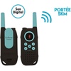 image:imageLexibook 5km  3 Miles Walkietalkies Digital Sound Indoor and Outdoor Communication Game Belt Clip Blue TW42